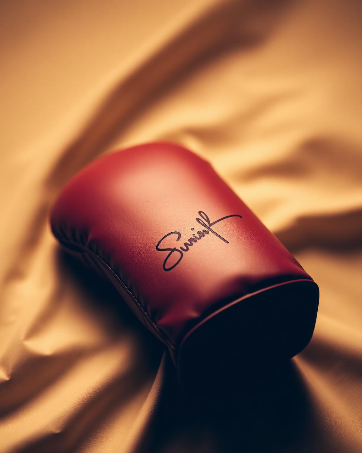 Luva autografada por Muhammad Ali — Fight of the Century, 1971