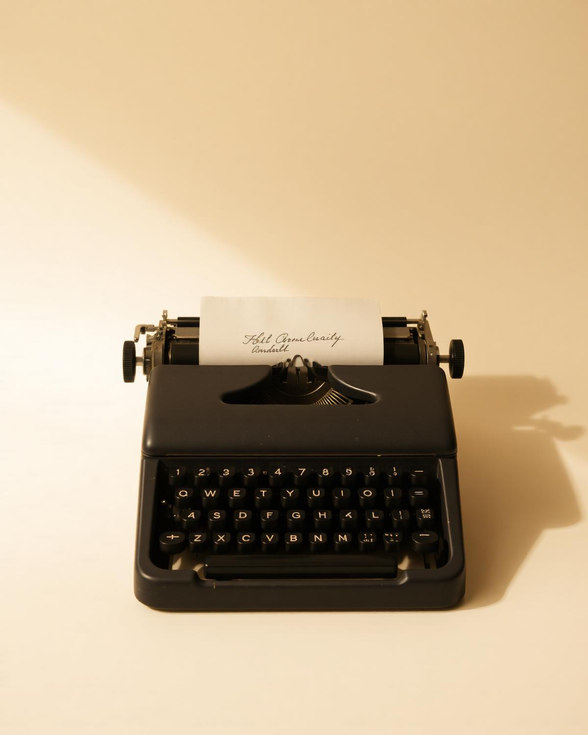 Máquina de escrever de Ernest Hemingway — 1954